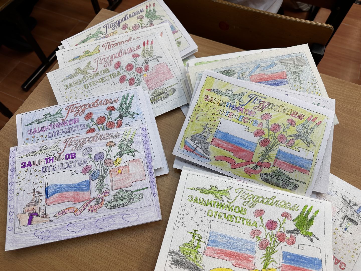 Клин, общество, дети, СВО, рисунки,