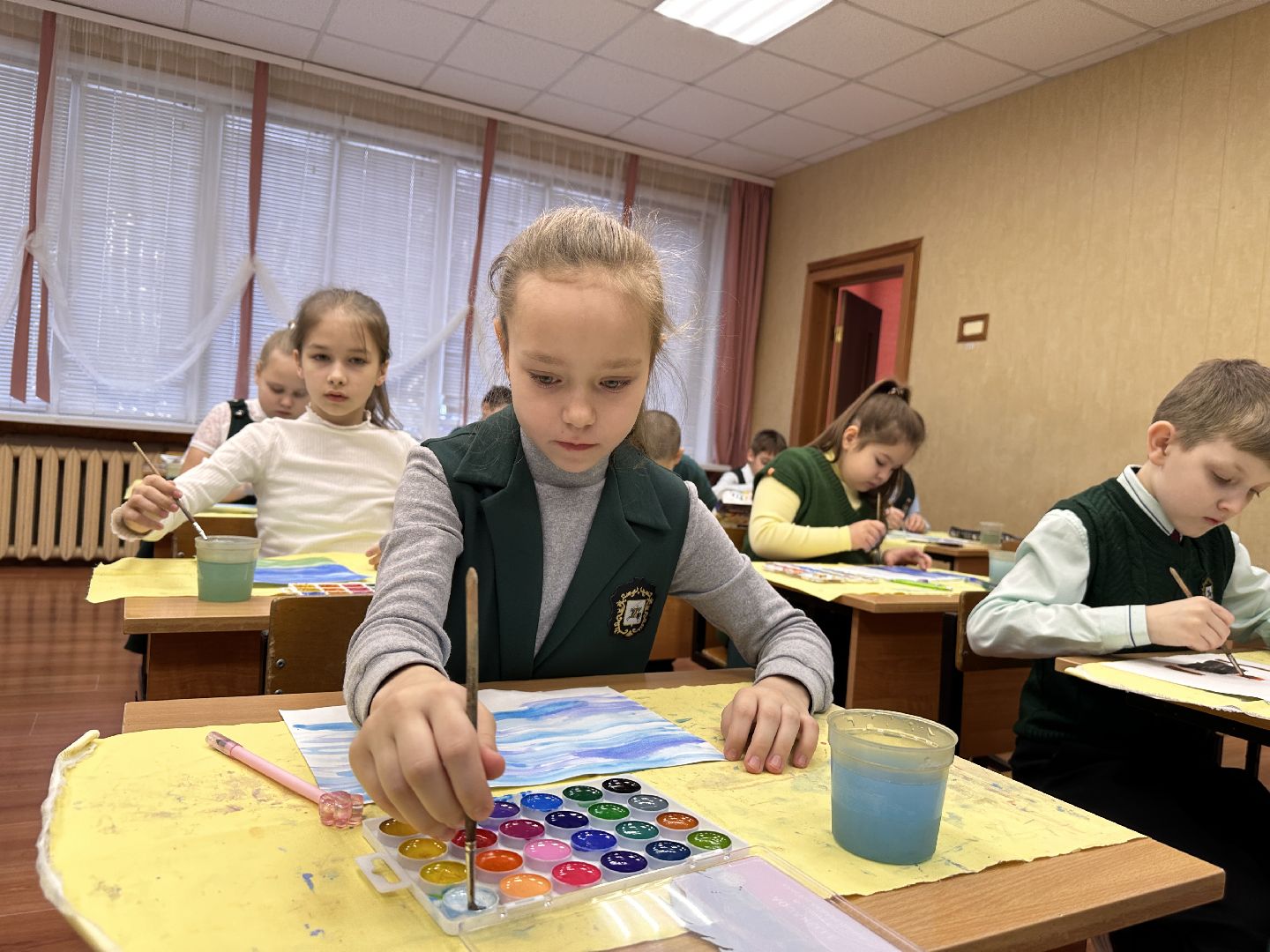 Клин, общество, дети, СВО, рисунки,