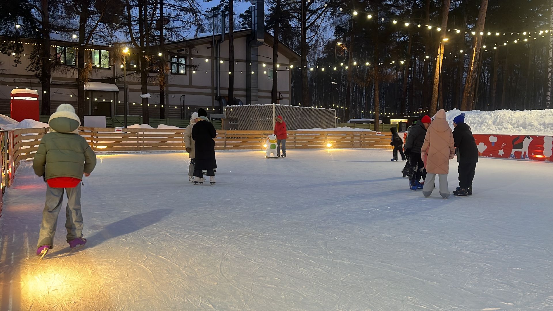 парк пехорка, парки балашихи, каток в парке, коньки,