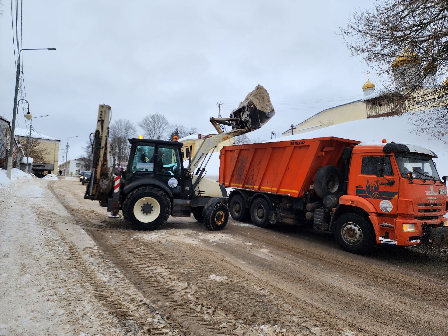 уборка дорог, уборка снега, руза, рузский городской округ, московская область, подмосковье, коммунальная техника,