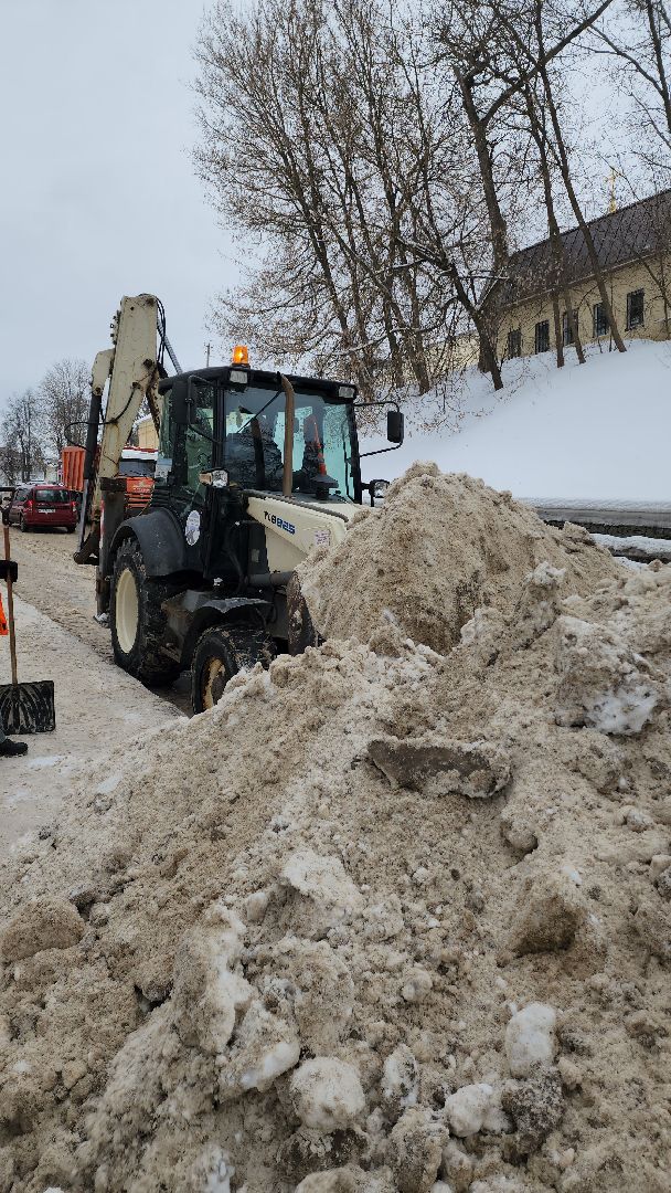 уборка дорог, уборка снега, руза, рузский городской округ, московская область, подмосковье, коммунальная техника,