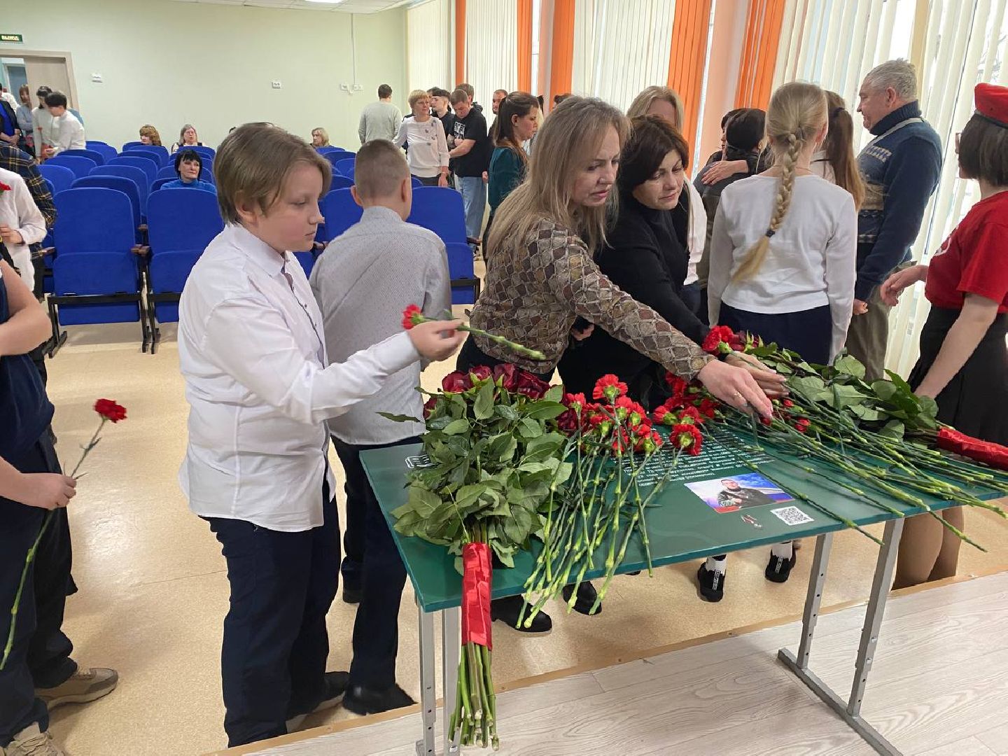 чехов, день защитника отечества, парта героя, спецоперация, открытие,