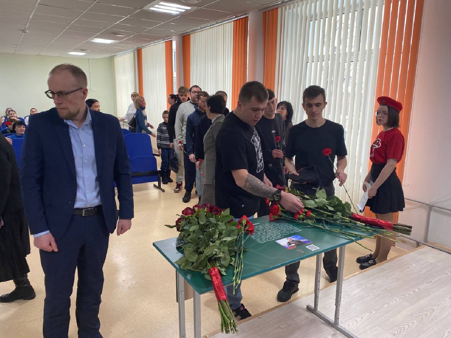 чехов, день защитника отечества, парта героя, спецоперация, открытие,