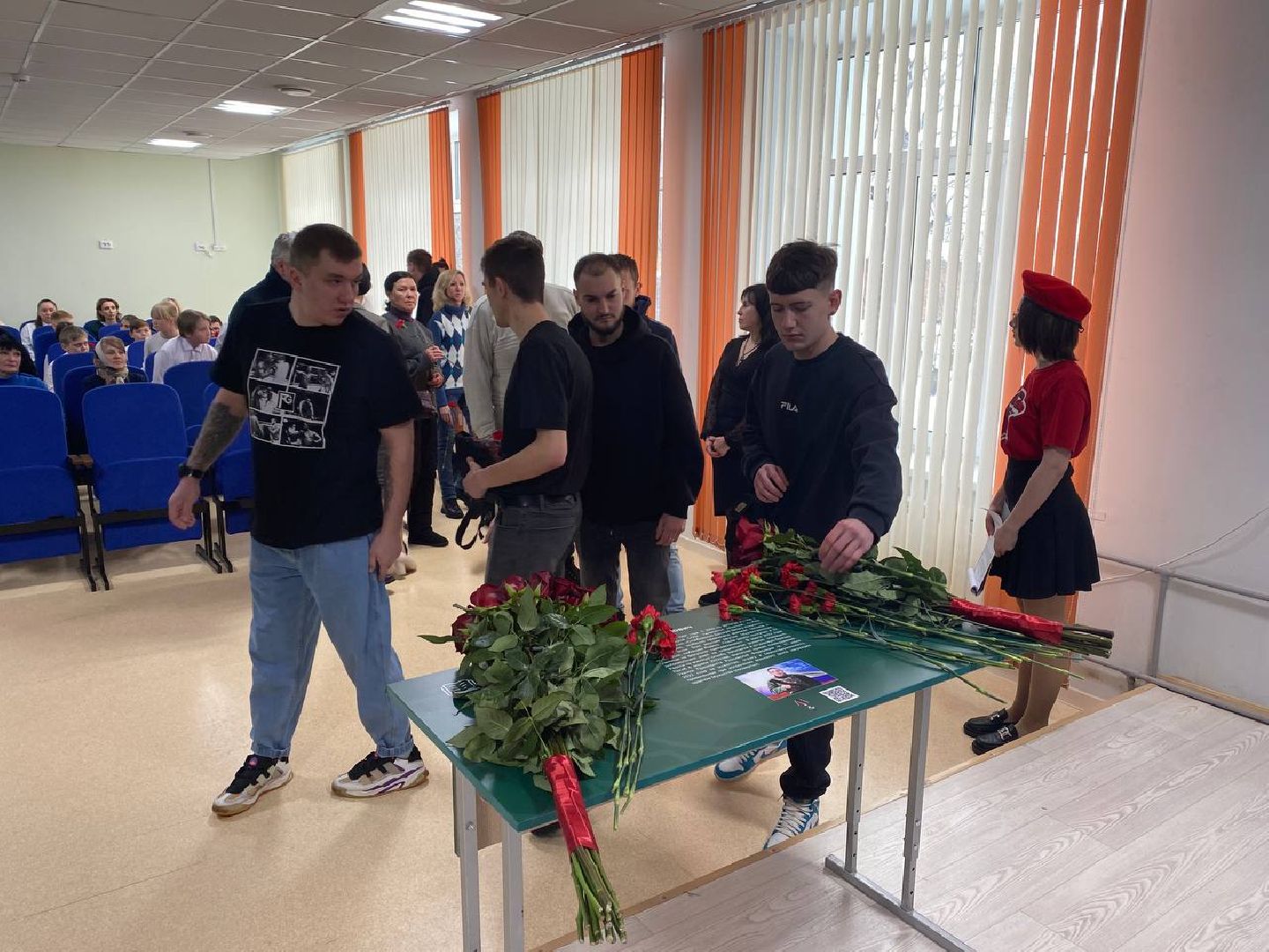 чехов, день защитника отечества, парта героя, спецоперация, открытие,