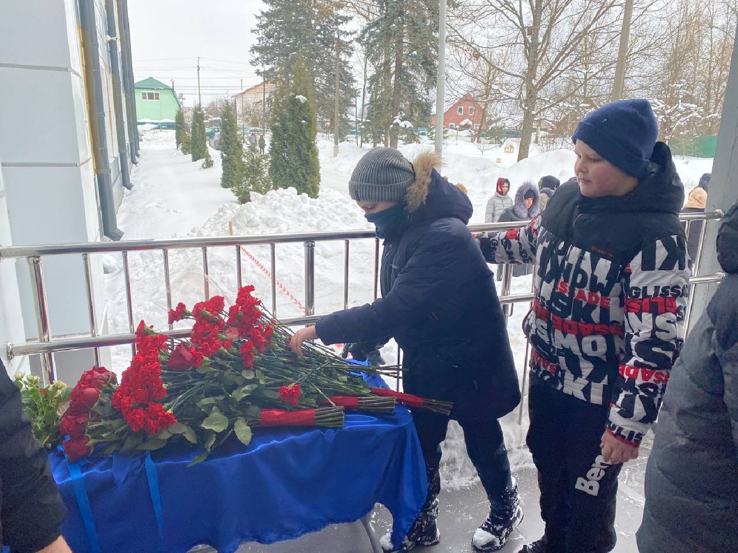 чехов, день защитника отечества, парта героя, спецоперация, открытие,