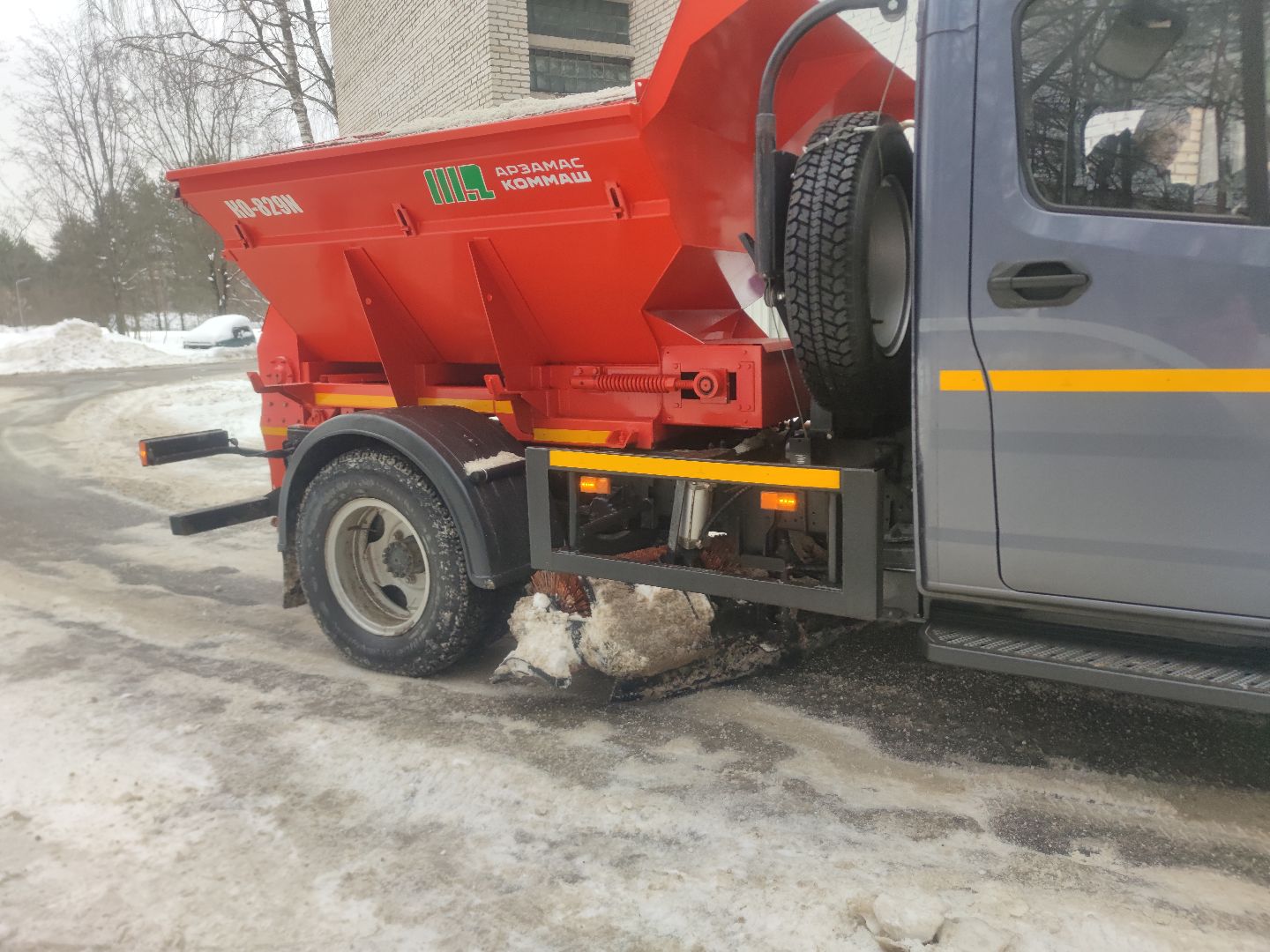 жкх, Уборка города, обработка дорог, Коммунальная техника, Дубна,