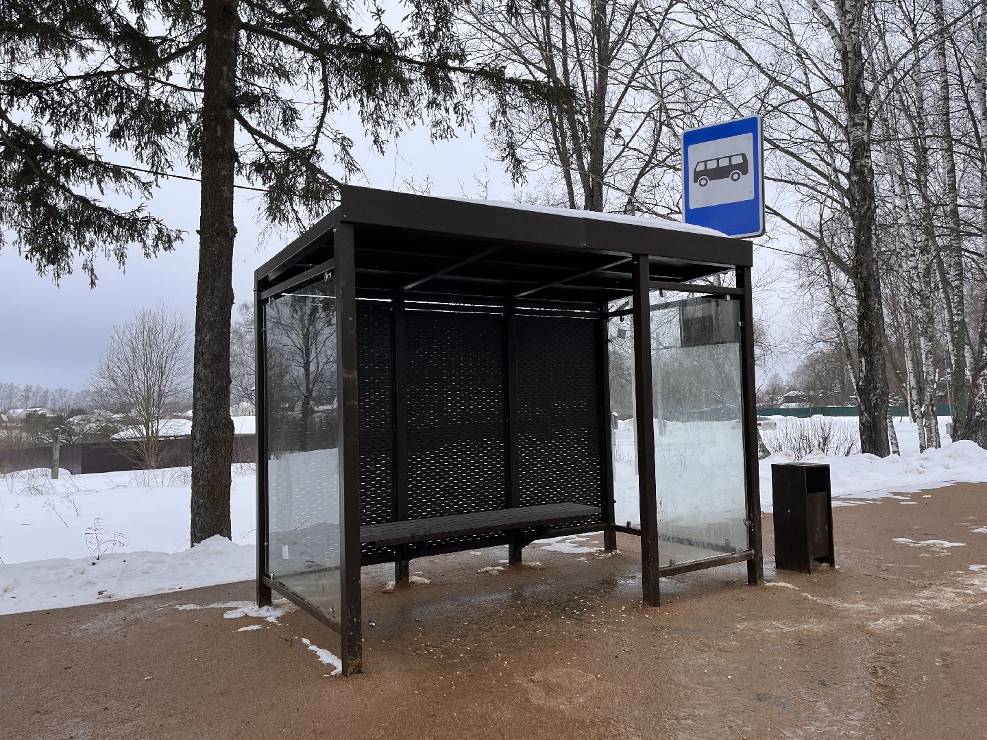 остановка, остановочный павильон, новая остановка,