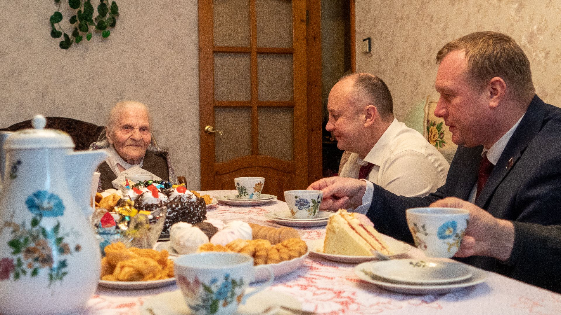 день защитника отечества, Егорьевск, ветеран, ветеран вов, день рожденье, 103 года,