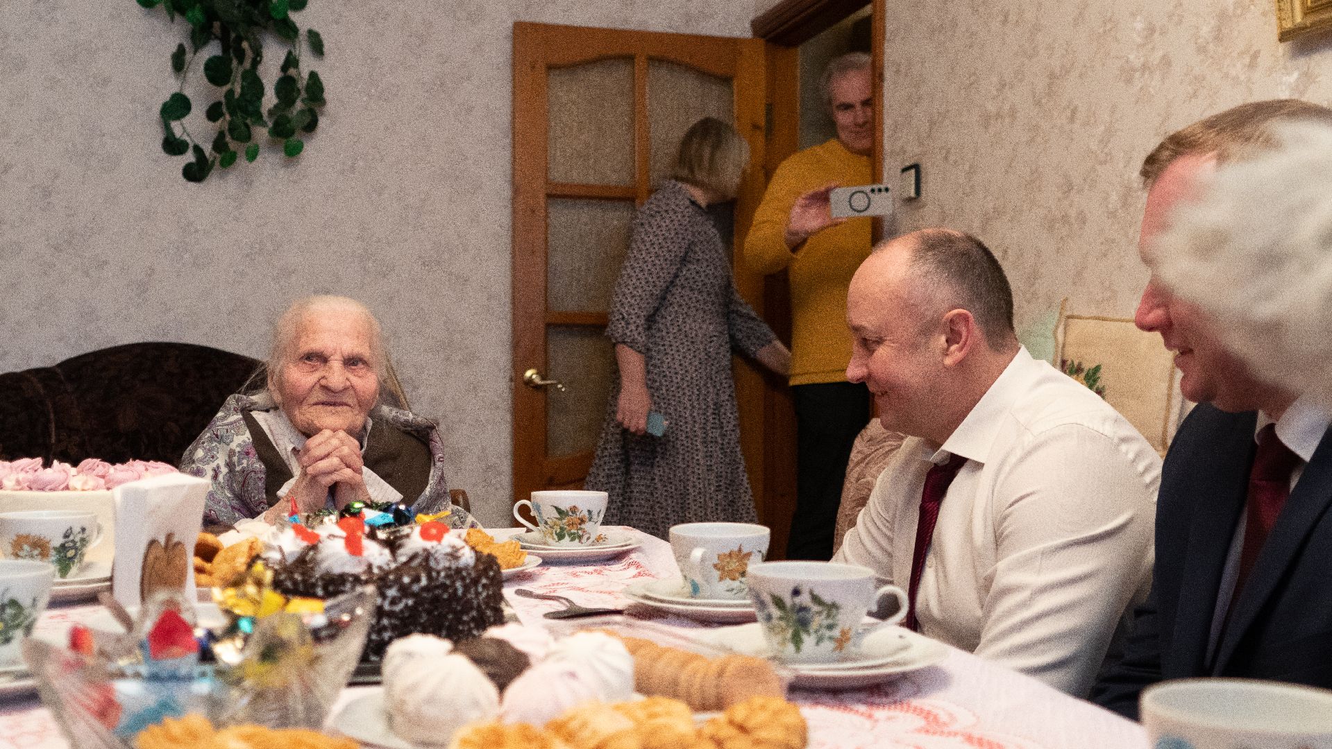 день защитника отечества, Егорьевск, ветеран, ветеран вов, день рожденье, 103 года,