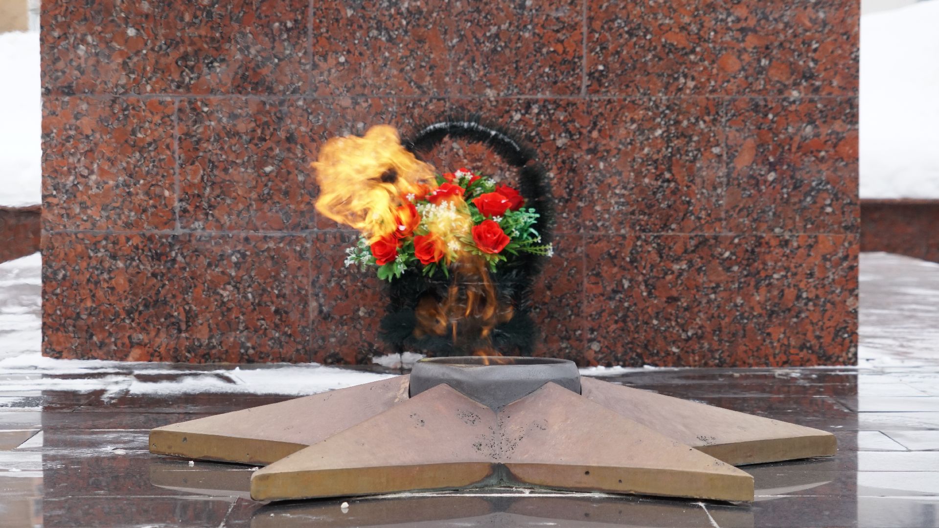 Егорьевск, Митинг, день защитника отечества, памятник, вечный огонь, солдат,