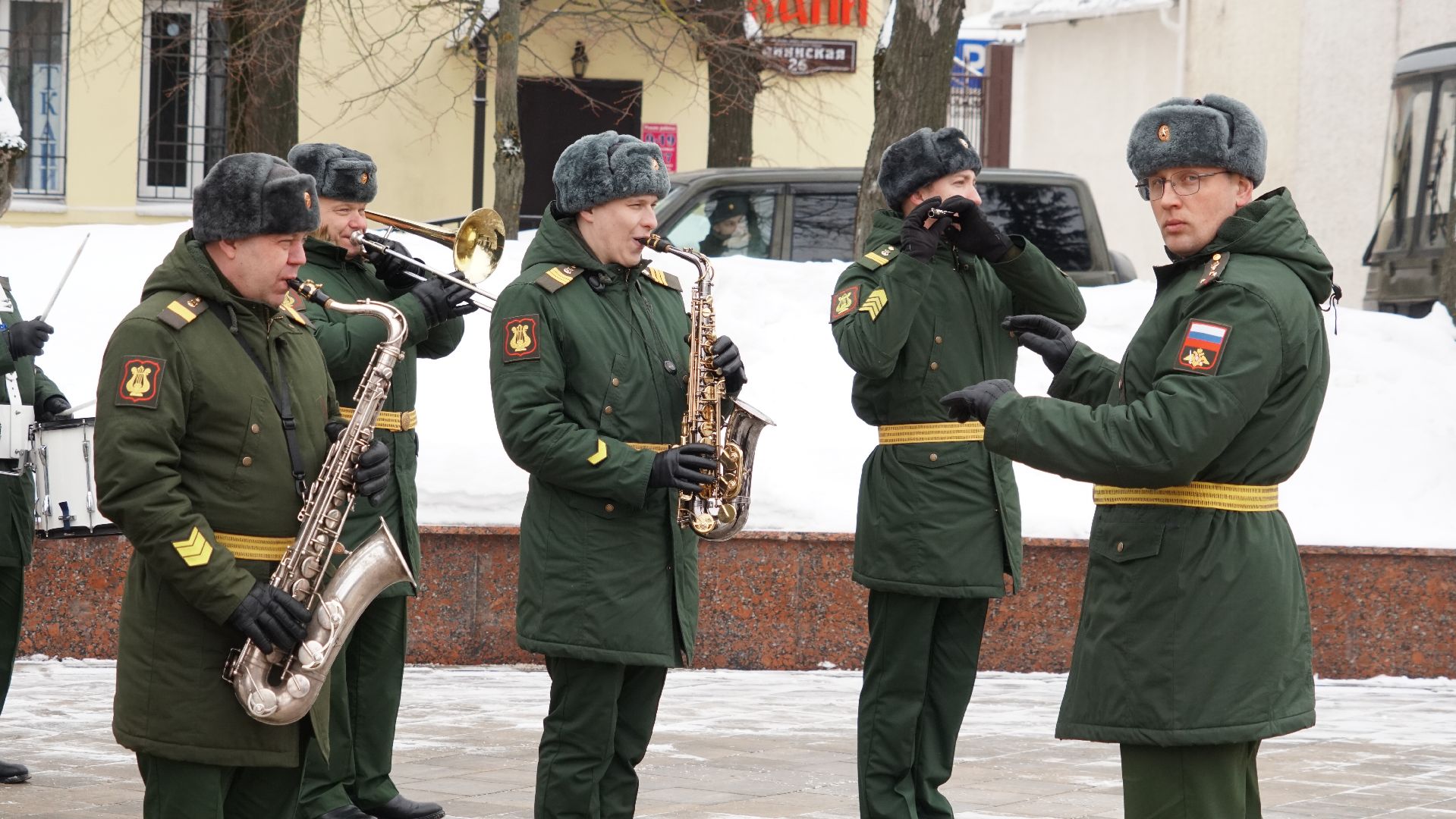 Егорьевск, Митинг, день защитника отечества, памятник, вечный огонь, солдат,