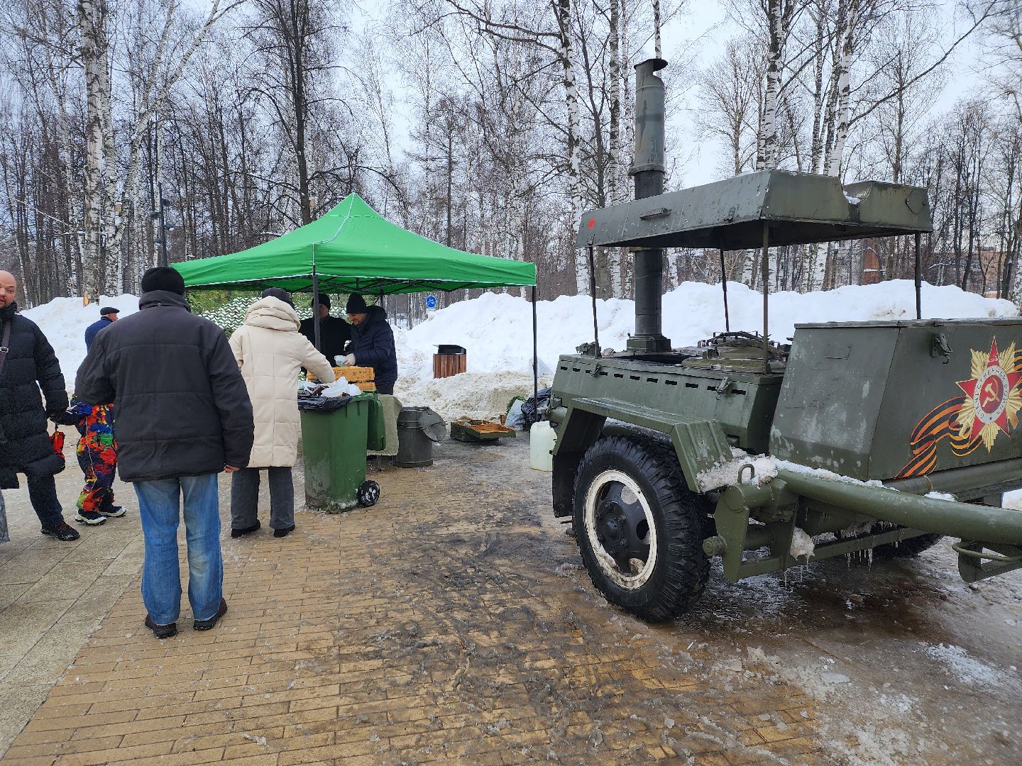 пушкино, день защитника отечества,полевая кухня,