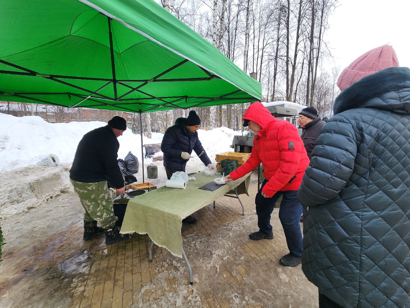 пушкино, день защитника отечества,полевая кухня,