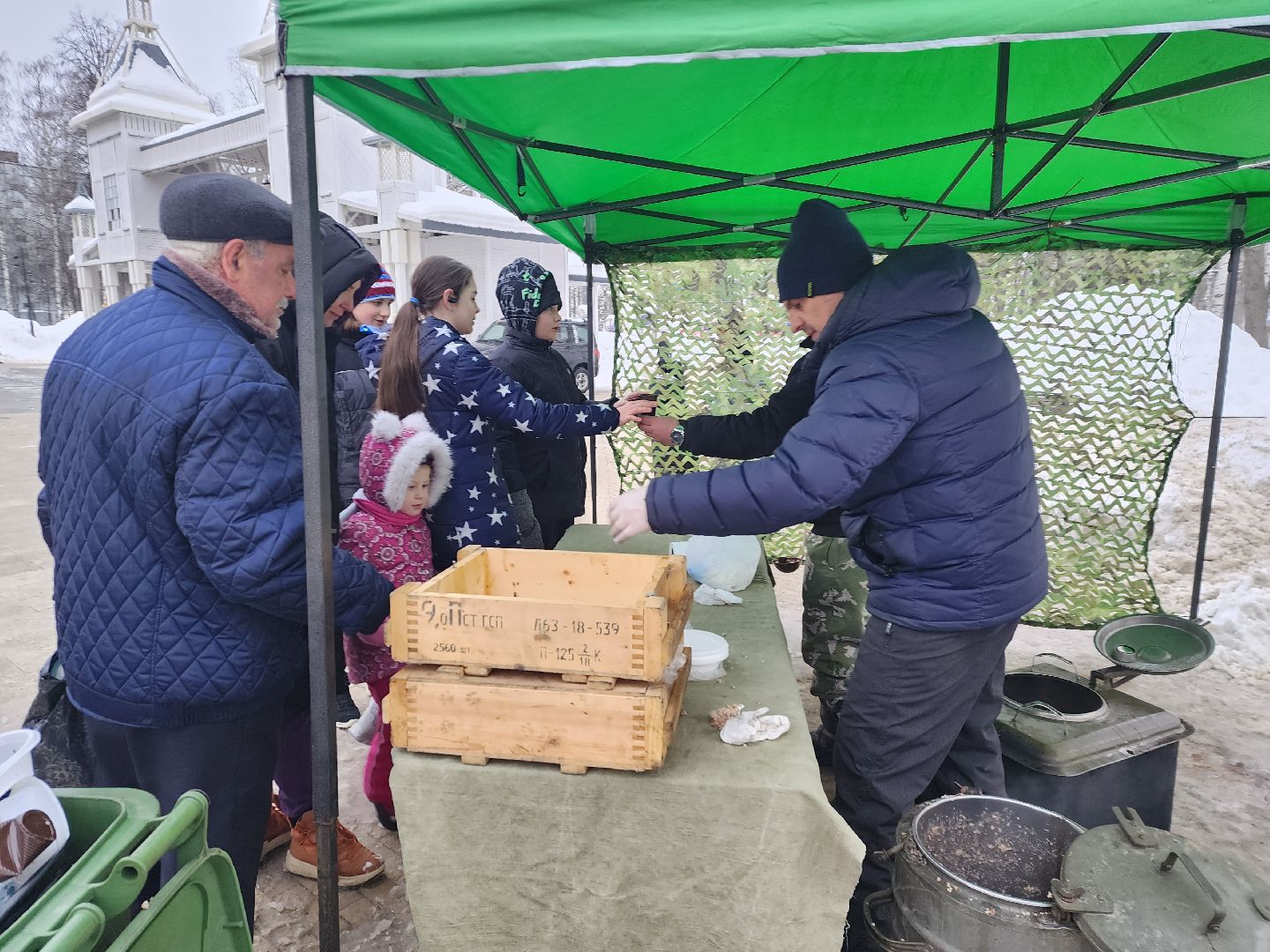 пушкино, день защитника отечества,полевая кухня,