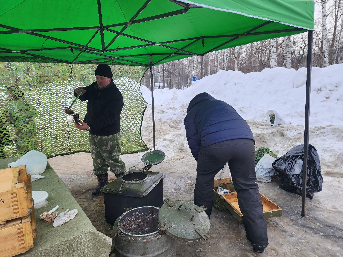 пушкино, день защитника отечества,полевая кухня,