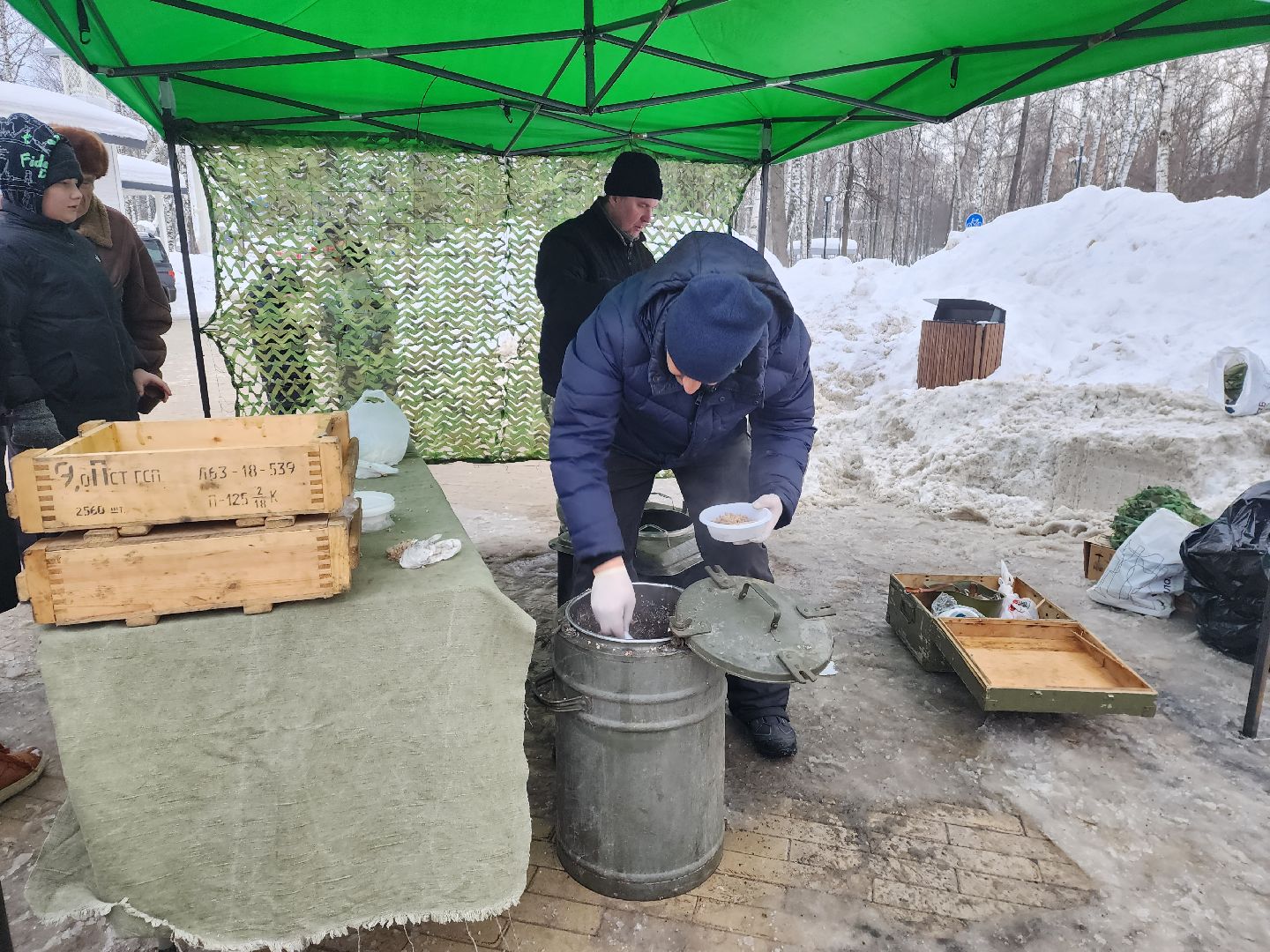 пушкино, день защитника отечества,полевая кухня,