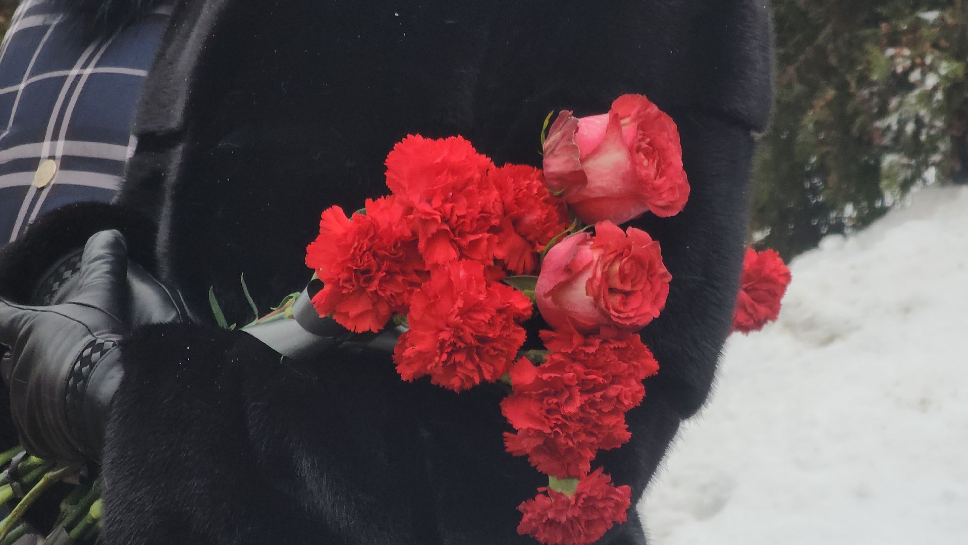 Павловский Посад, Городской округ Павловский Посад, Митинг, Праздник, 23 февраля, Цветы,