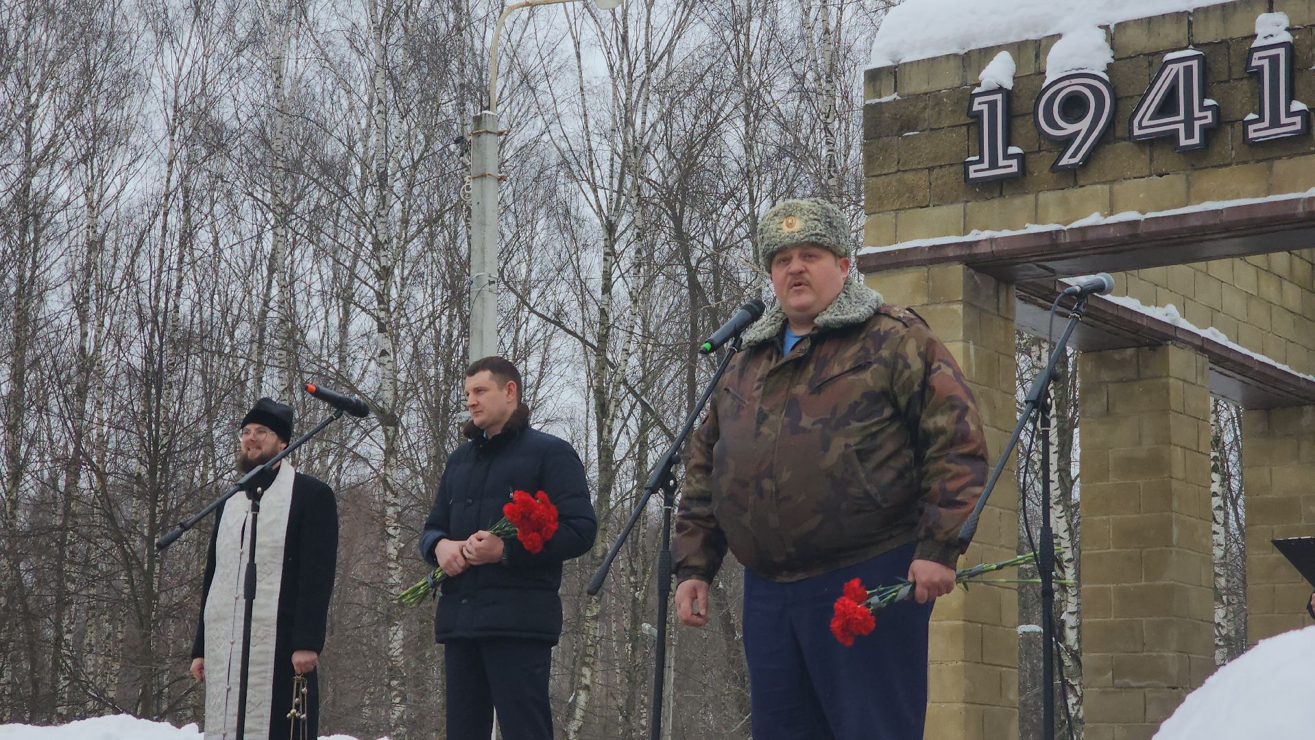 Павловский Посад, Городской округ Павловский Посад, Митинг, Праздник, 23 февраля, Цветы,