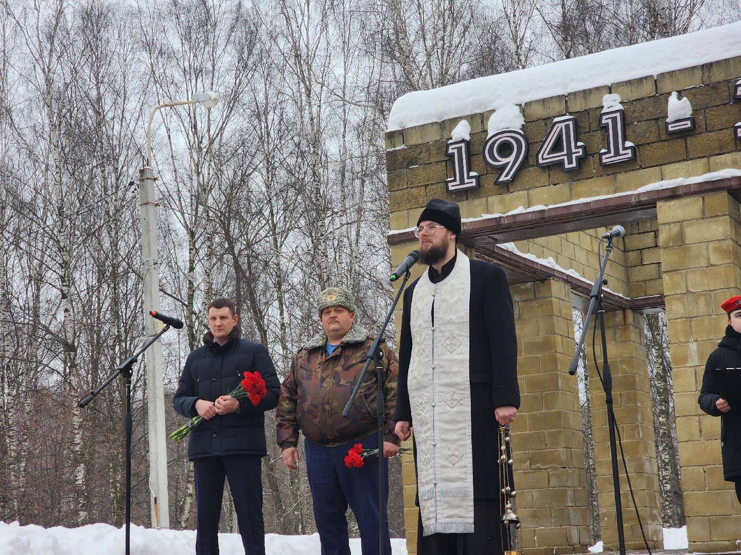 Павловский Посад, Городской округ Павловский Посад, Митинг, Праздник, 23 февраля, Цветы,
