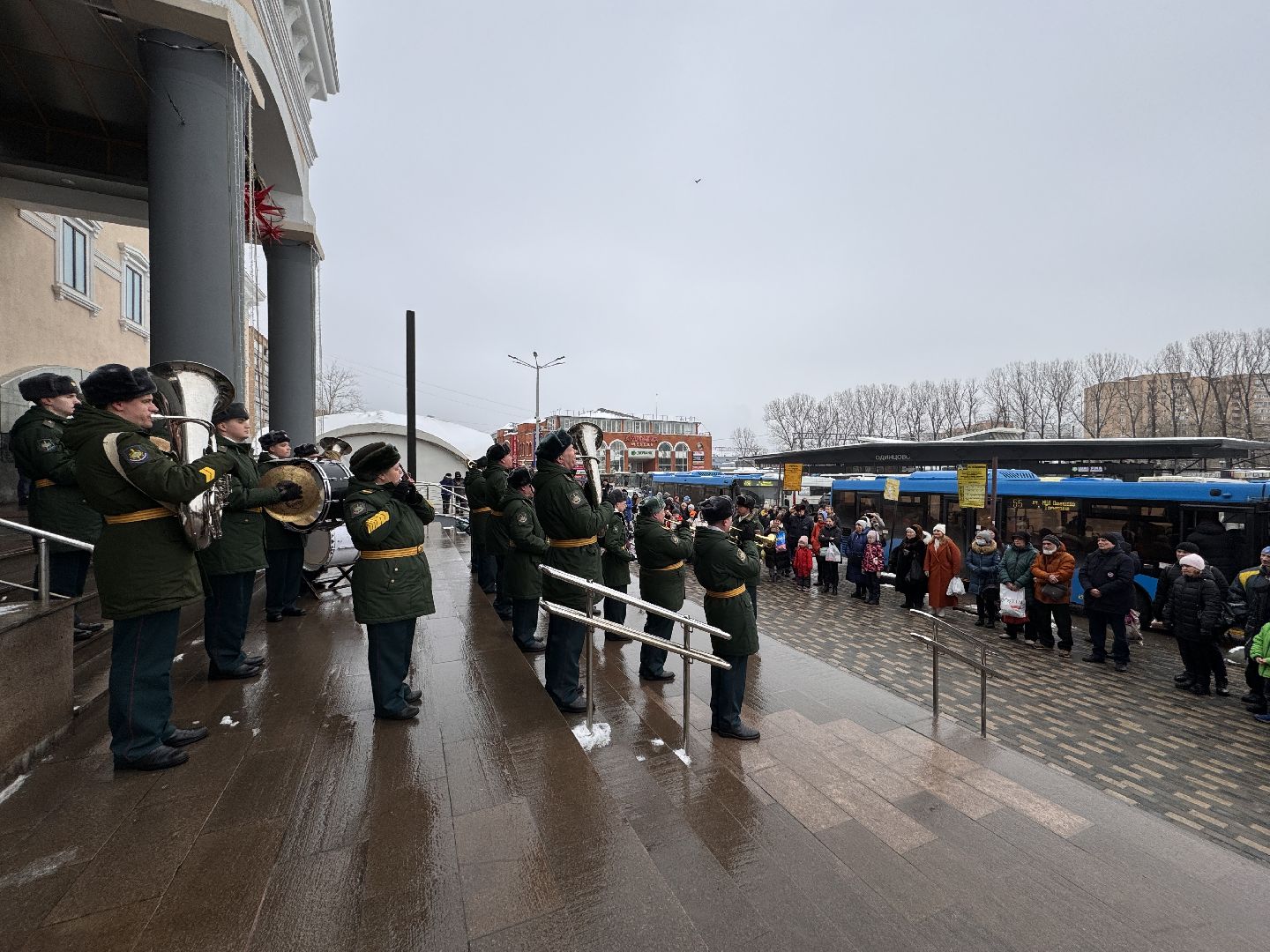 Одинцово, Военный оркестр, день защитника отечества,