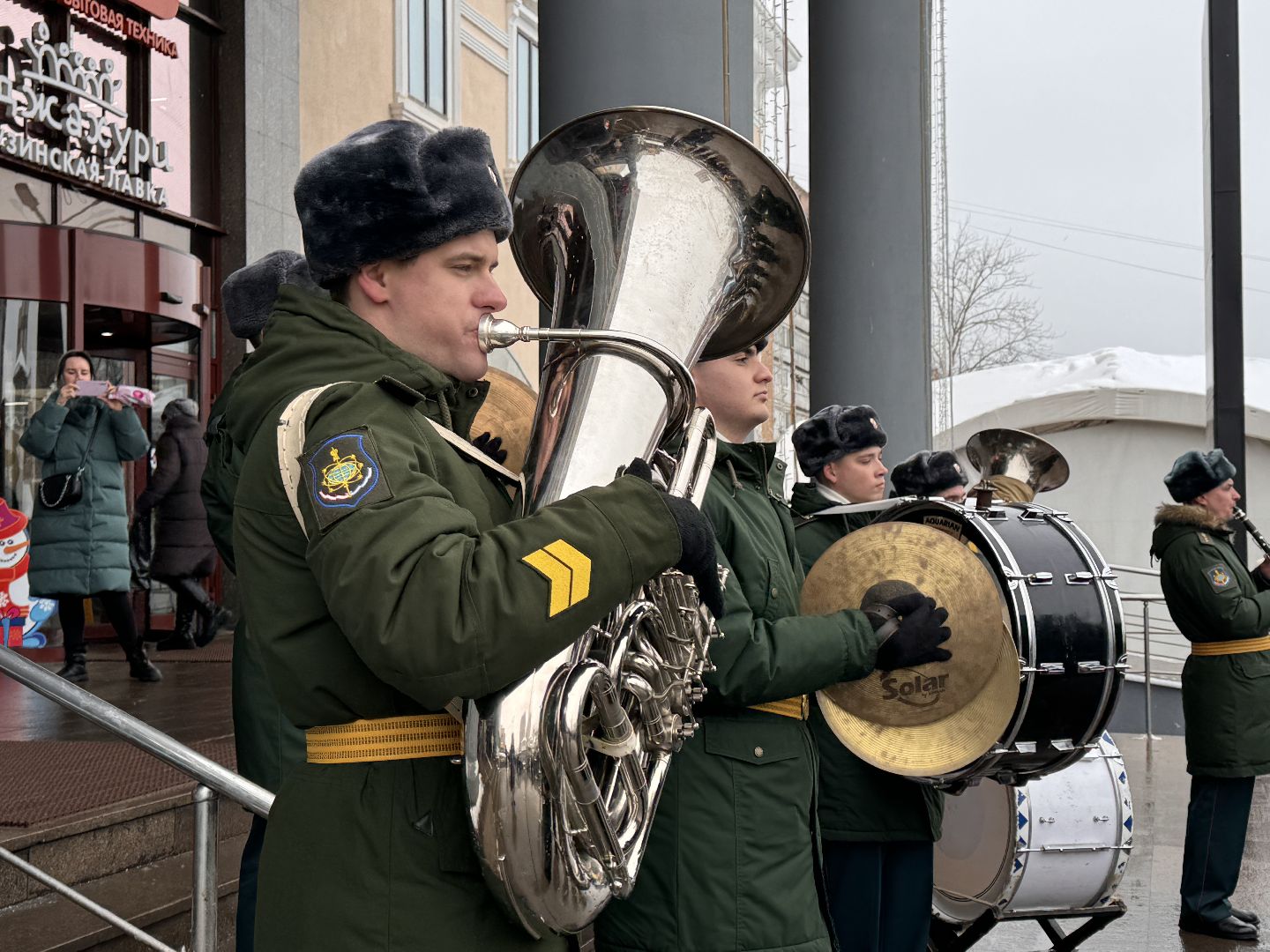 Одинцово, Военный оркестр, день защитника отечества,