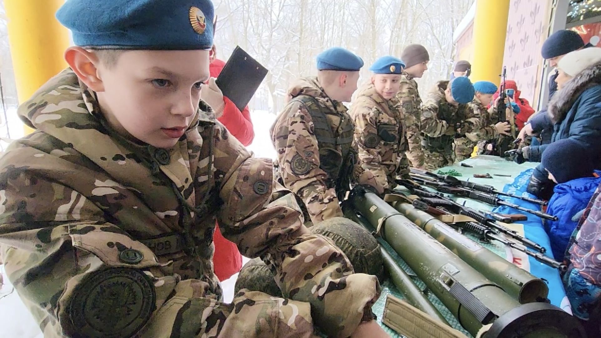 химки, день защитника отечества, военно-патриотический отряд, мастер-класс,