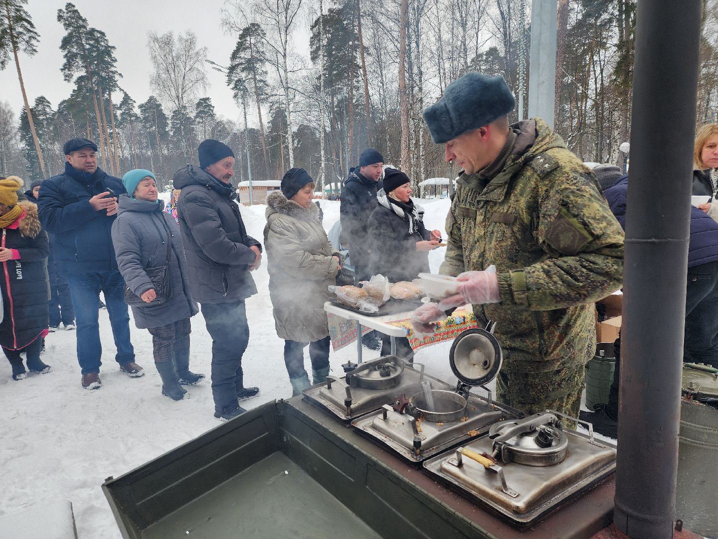 День защитника Отечества, 23 февраля, Центральный парк, Ногинск, Богородский городской округ,