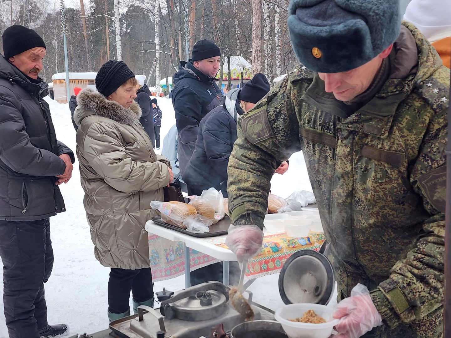 День защитника Отечества, 23 февраля, Центральный парк, Ногинск, Богородский городской округ,