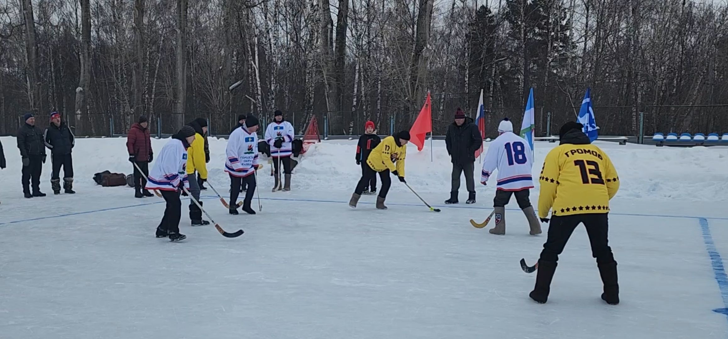 кашира, день защитника отечества, хоккей с мячом, валенки, соревнования, ветераны руново, корыстово, любители,