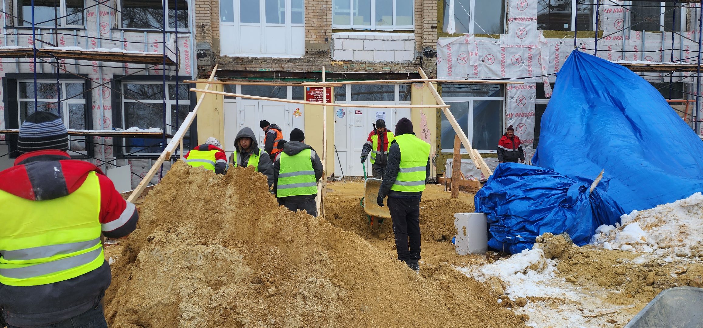 раменское, образование, капитальный ремонт школы в поселке РАОС,