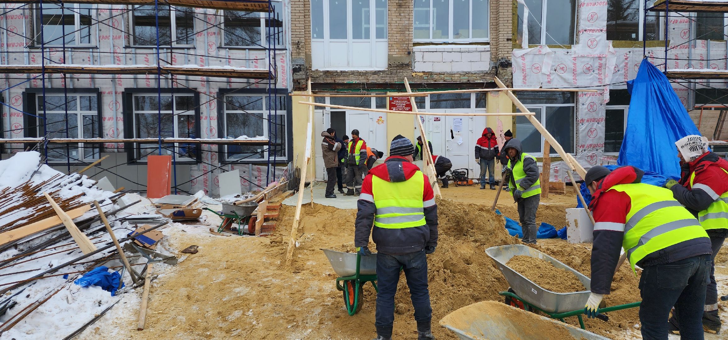 раменское, образование, капитальный ремонт школы в поселке РАОС,