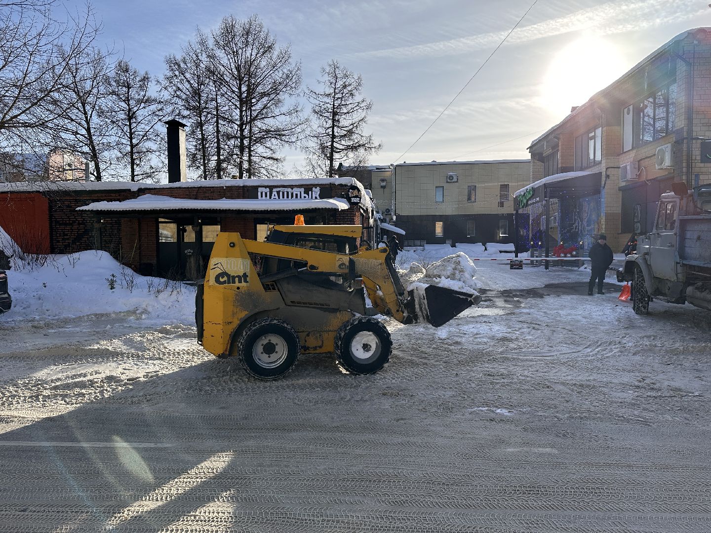 Клин, общество, ЖКХ, зима, снег, уборка снега,