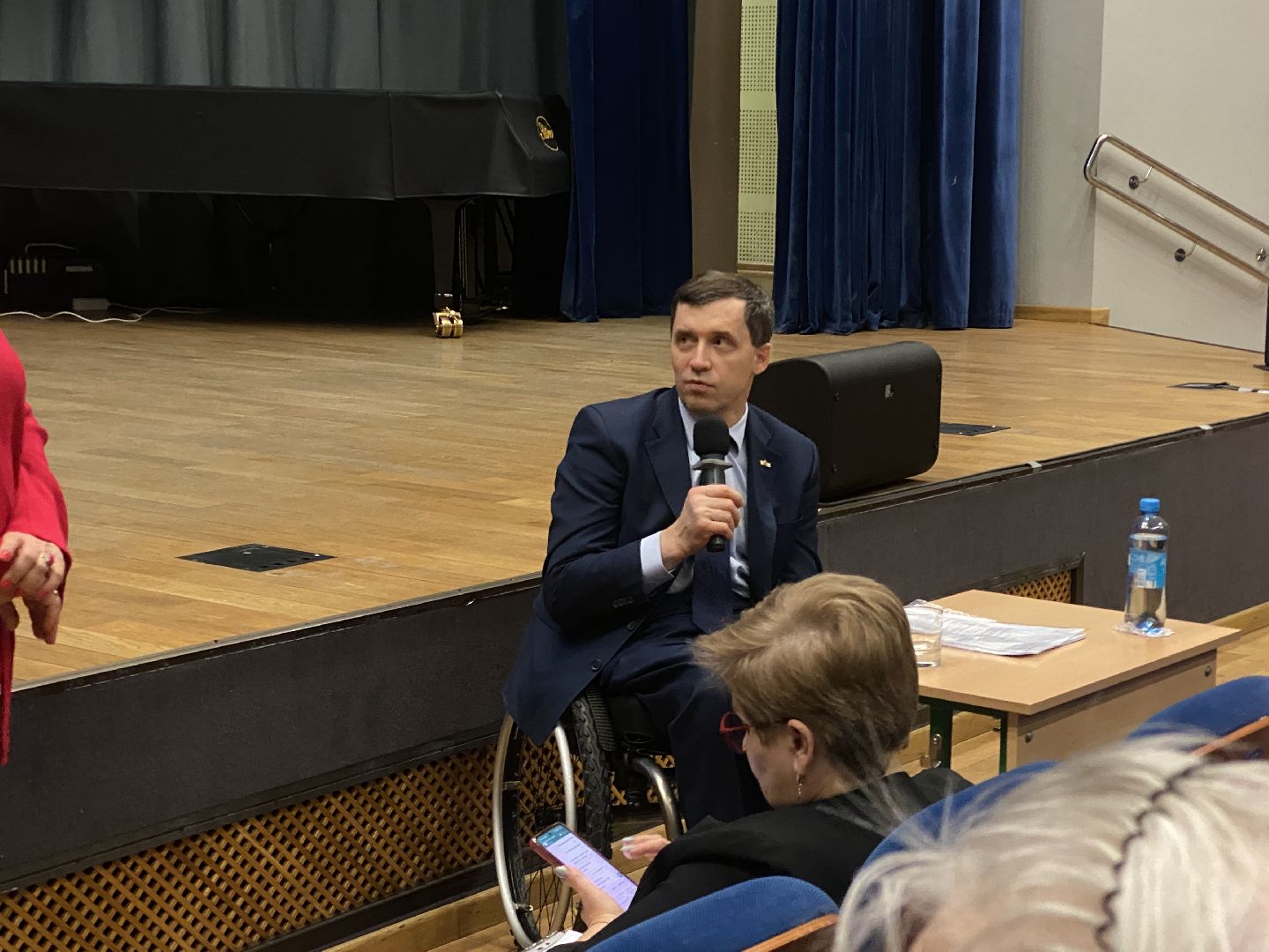 Депутат государственной думы, Михаил терентьев, инвалиды, встреча с жителями, дши,