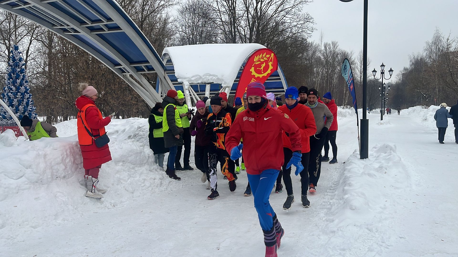 забег, балашиха, парк заречная, бег в парке,