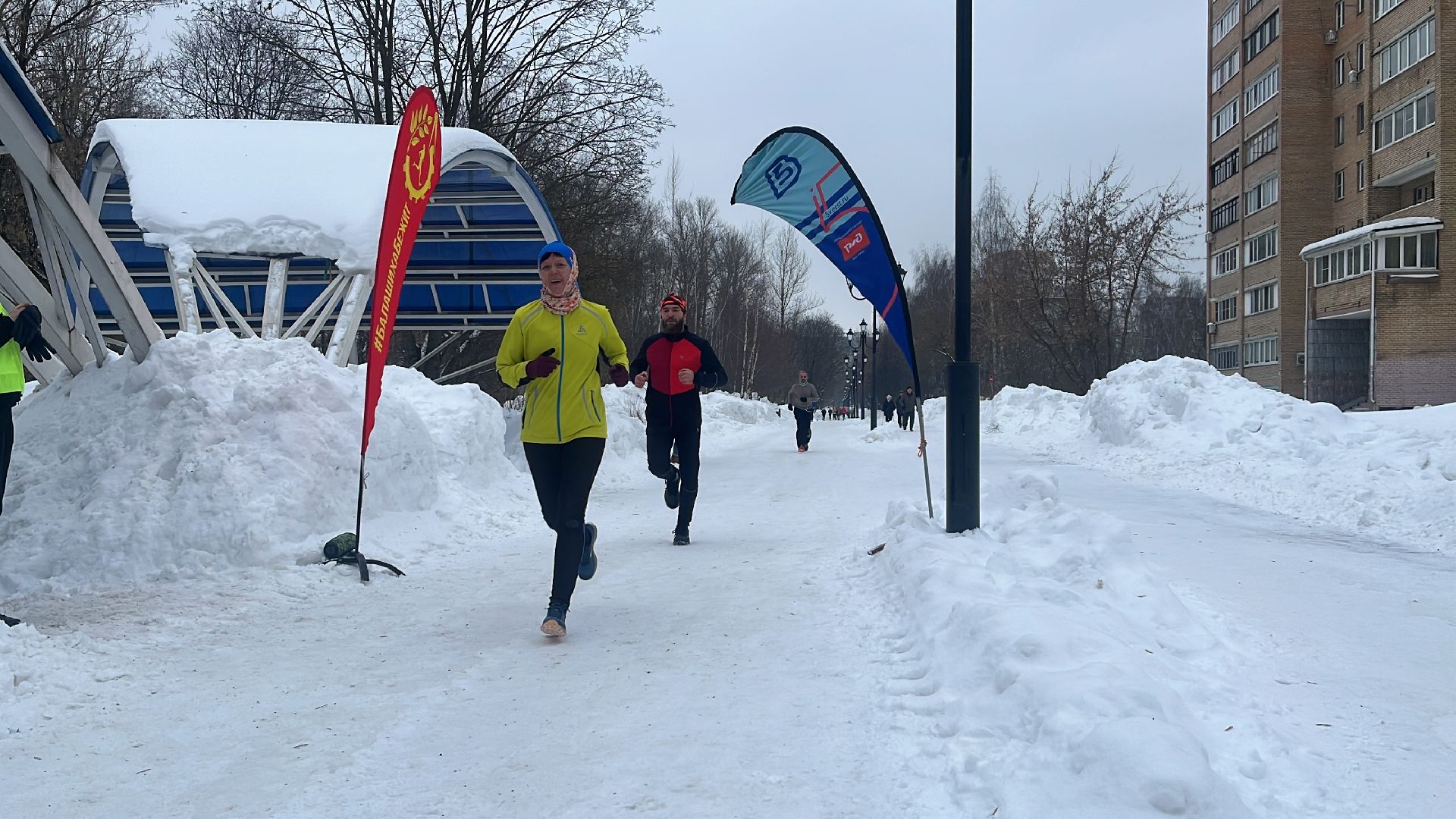 забег, балашиха, парк заречная, бег в парке,