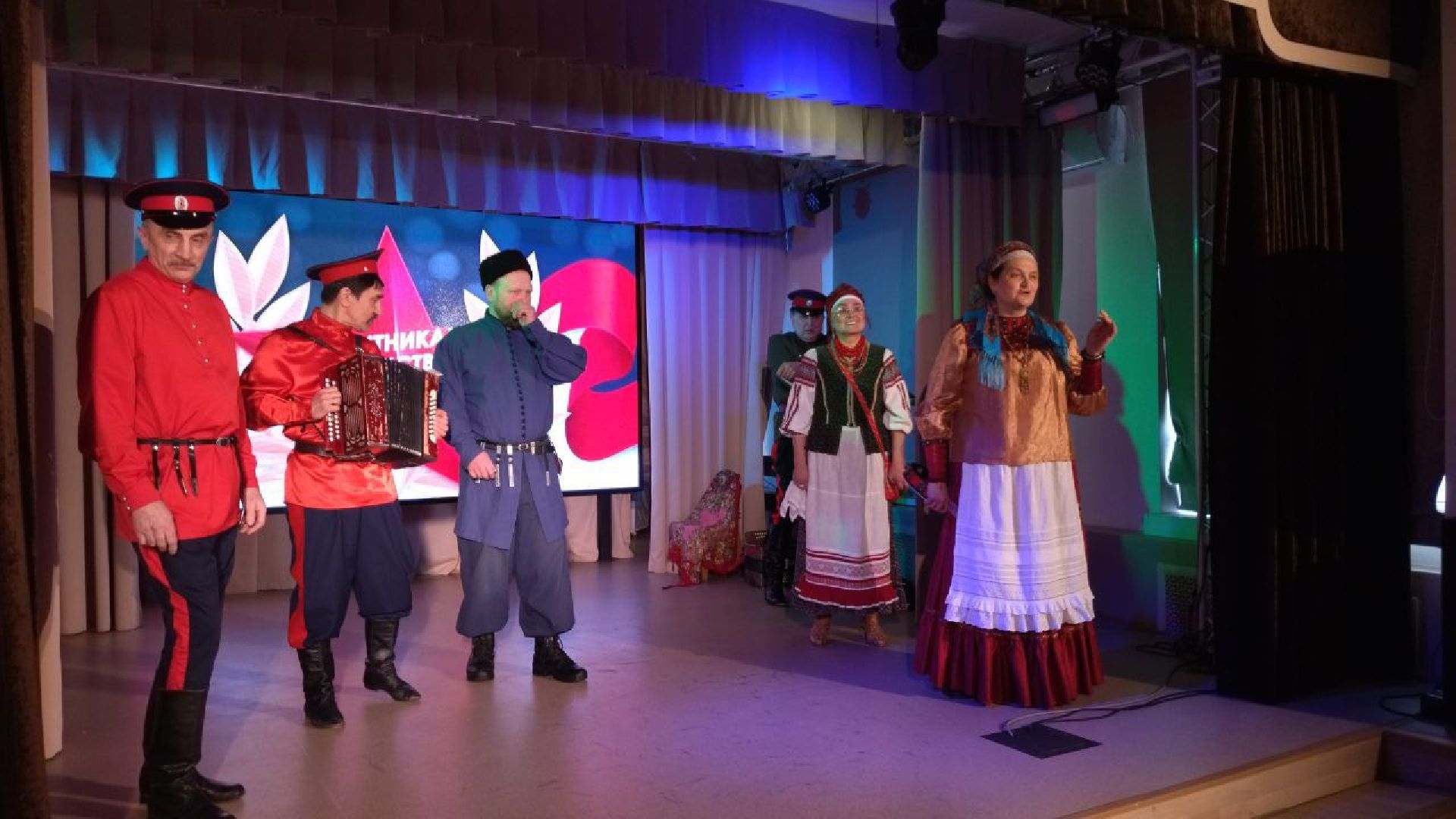 пушкино, концерт, казаки, день защитника отечества,