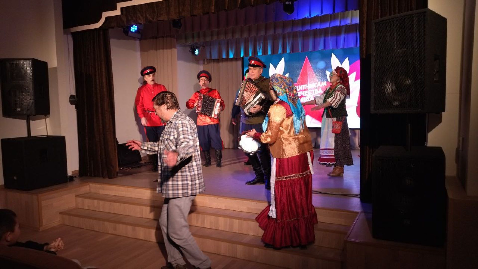 пушкино, концерт, казаки, день защитника отечества,