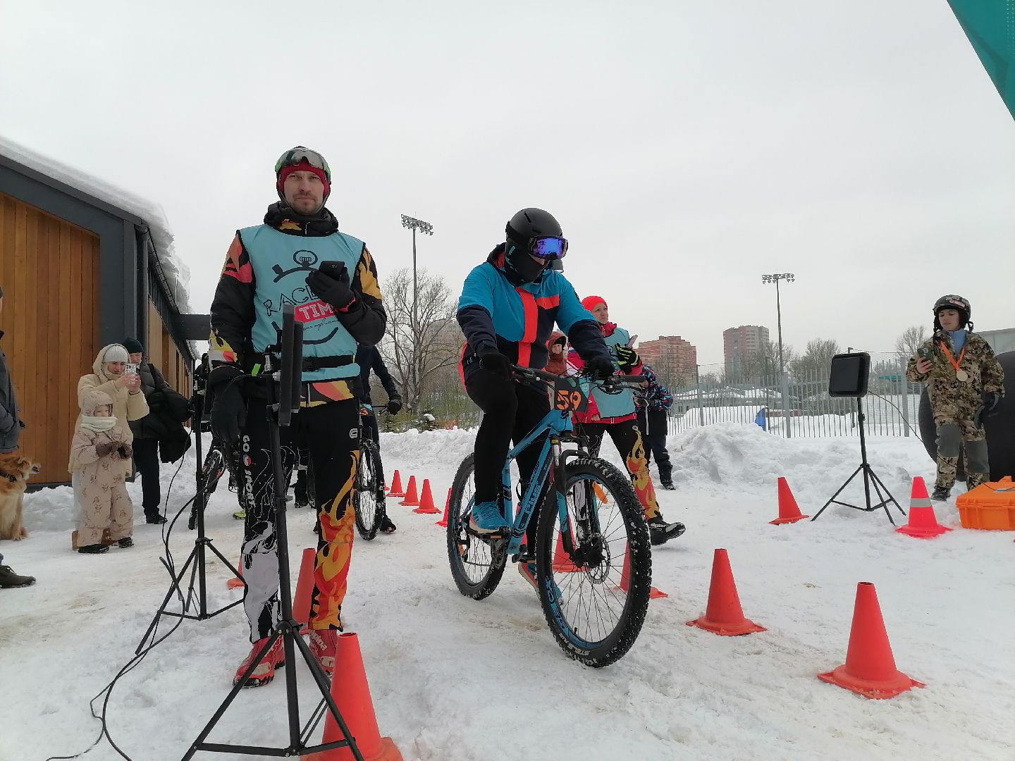 Велогонка, спорт в подмосковье, зима 2024,