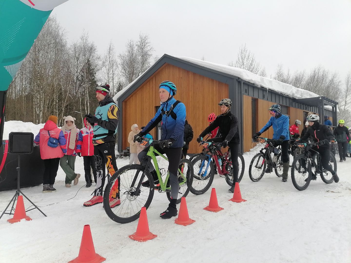 Велогонка, спорт в подмосковье, зима 2024,