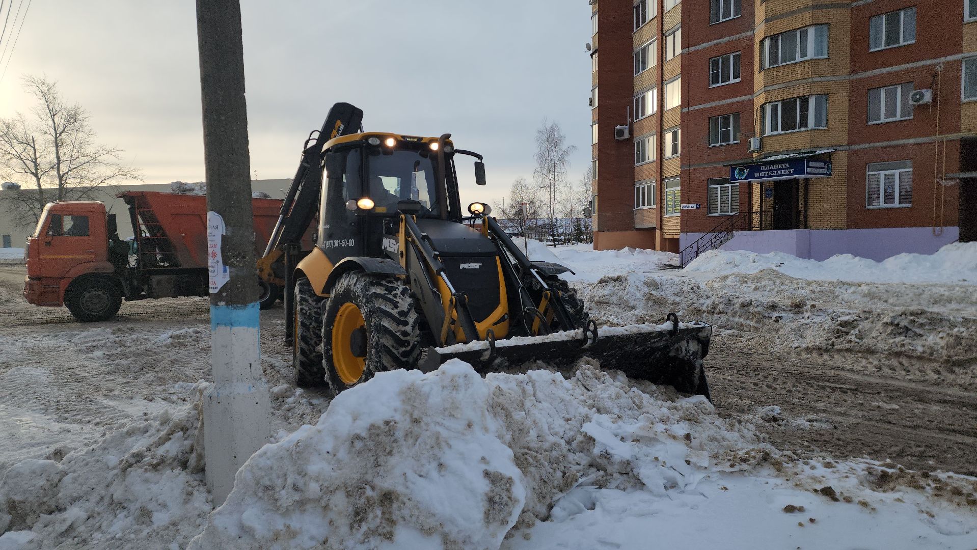 шатура, уборка города, уборка снега, дороги, жкх и благоустройство, жкх подмосковье,