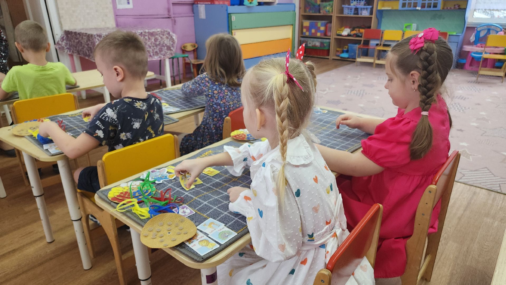 кашира, детский сад 7, школа 9, предшкола, коврограф мини ларчик, математика, подготовка к школе,