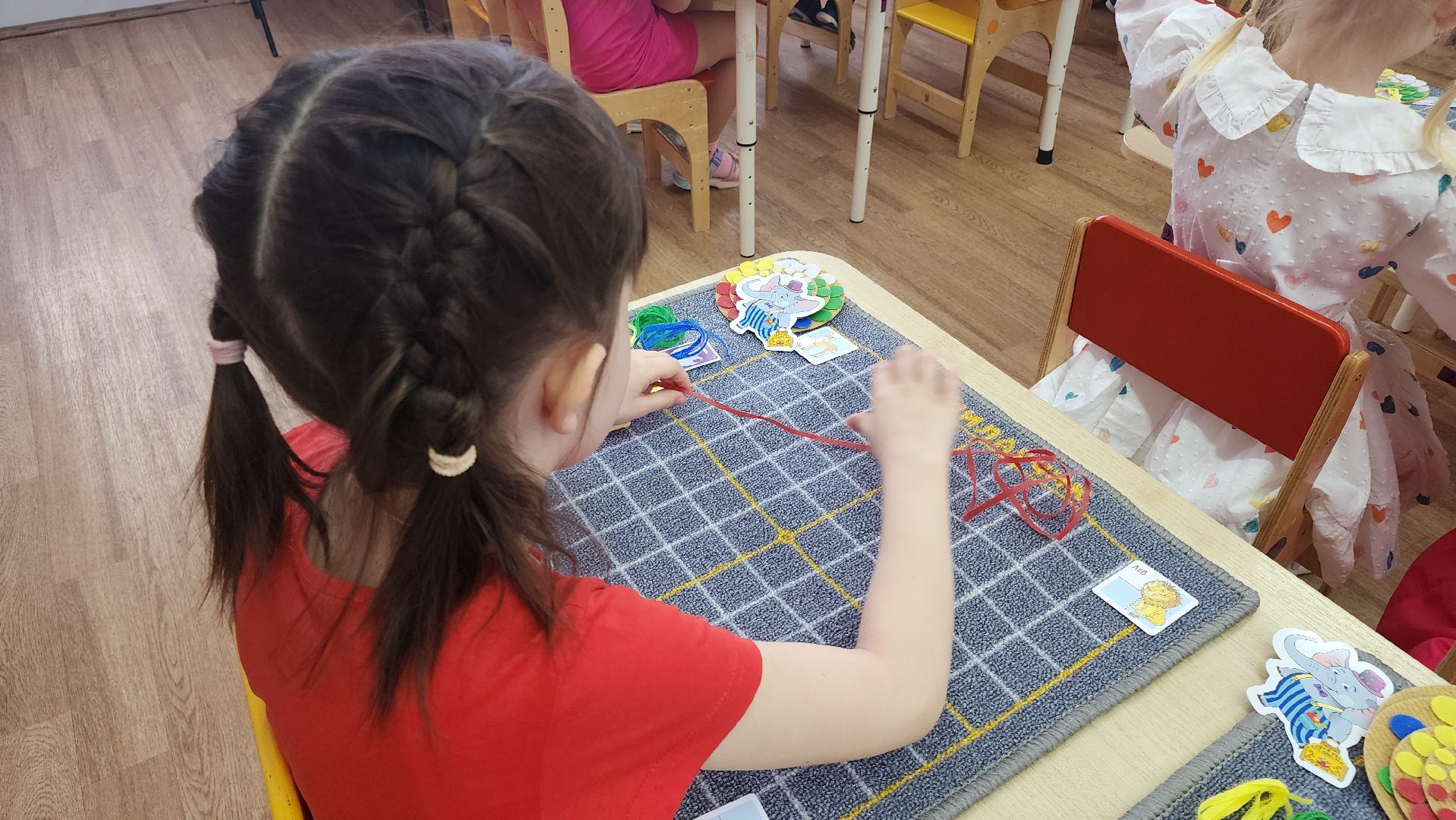 кашира, детский сад 7, школа 9, предшкола, коврограф мини ларчик, математика, подготовка к школе,