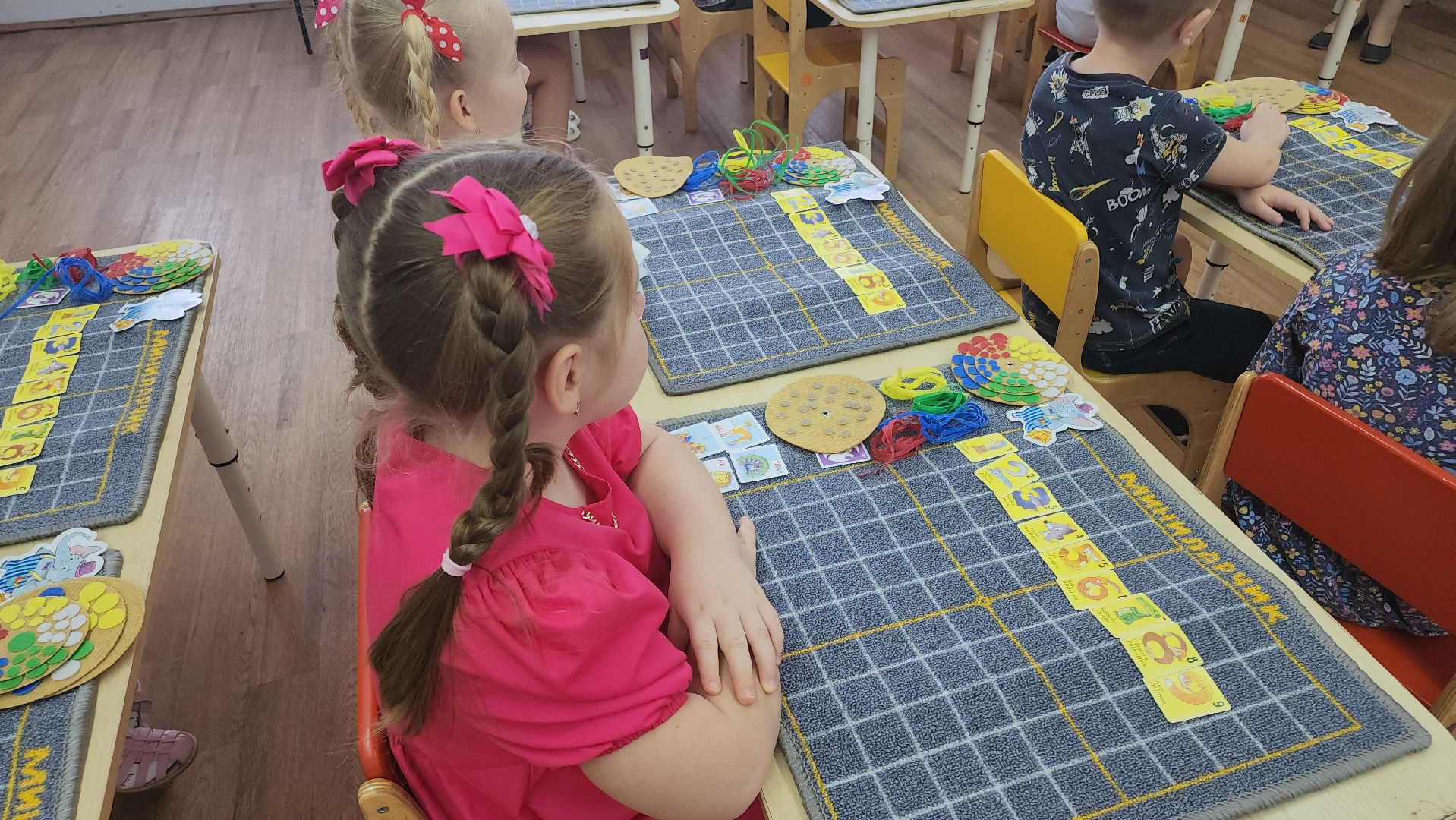 кашира, детский сад 7, школа 9, предшкола, коврограф мини ларчик, математика, подготовка к школе,