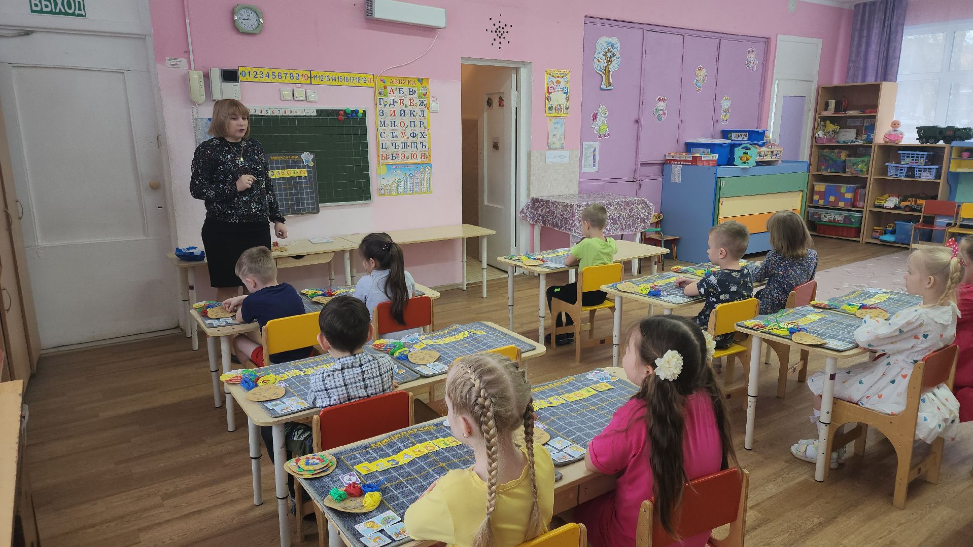 кашира, детский сад 7, школа 9, предшкола, коврограф мини ларчик, математика, подготовка к школе,