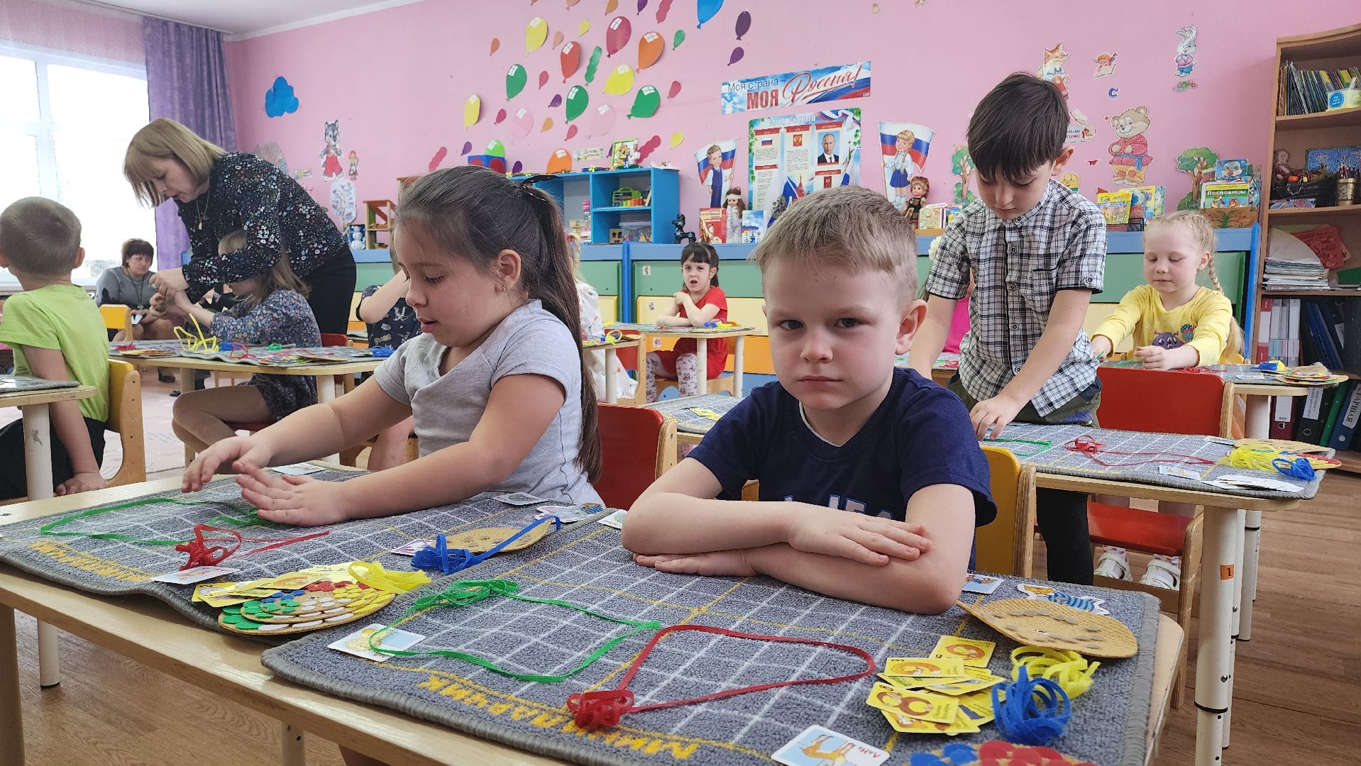 кашира, детский сад 7, школа 9, предшкола, коврограф мини ларчик, математика, подготовка к школе,