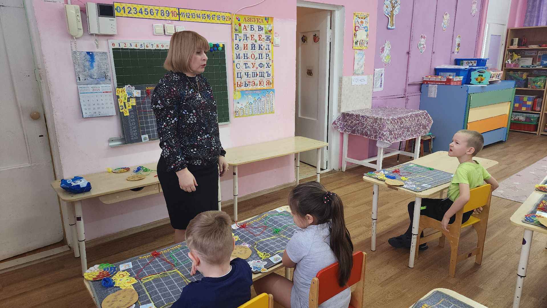 кашира, детский сад 7, школа 9, предшкола, коврограф мини ларчик, математика, подготовка к школе,