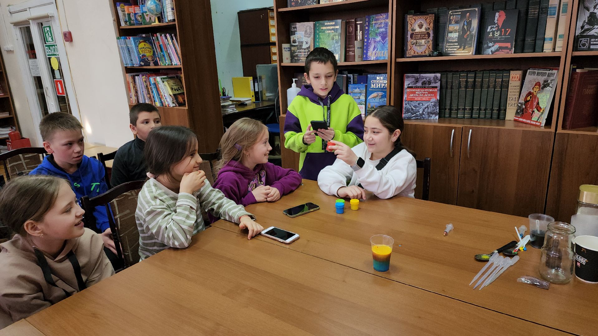 химия, урок химии, библиотека, рузская библиотека, рузский городской округ, образование, опыты,