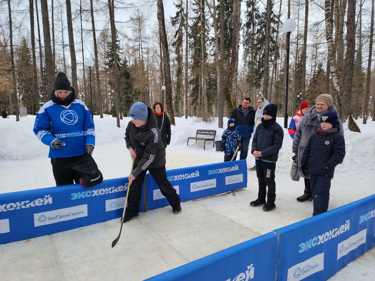 воскресенск, эко-хоккей, парк, спорт,
