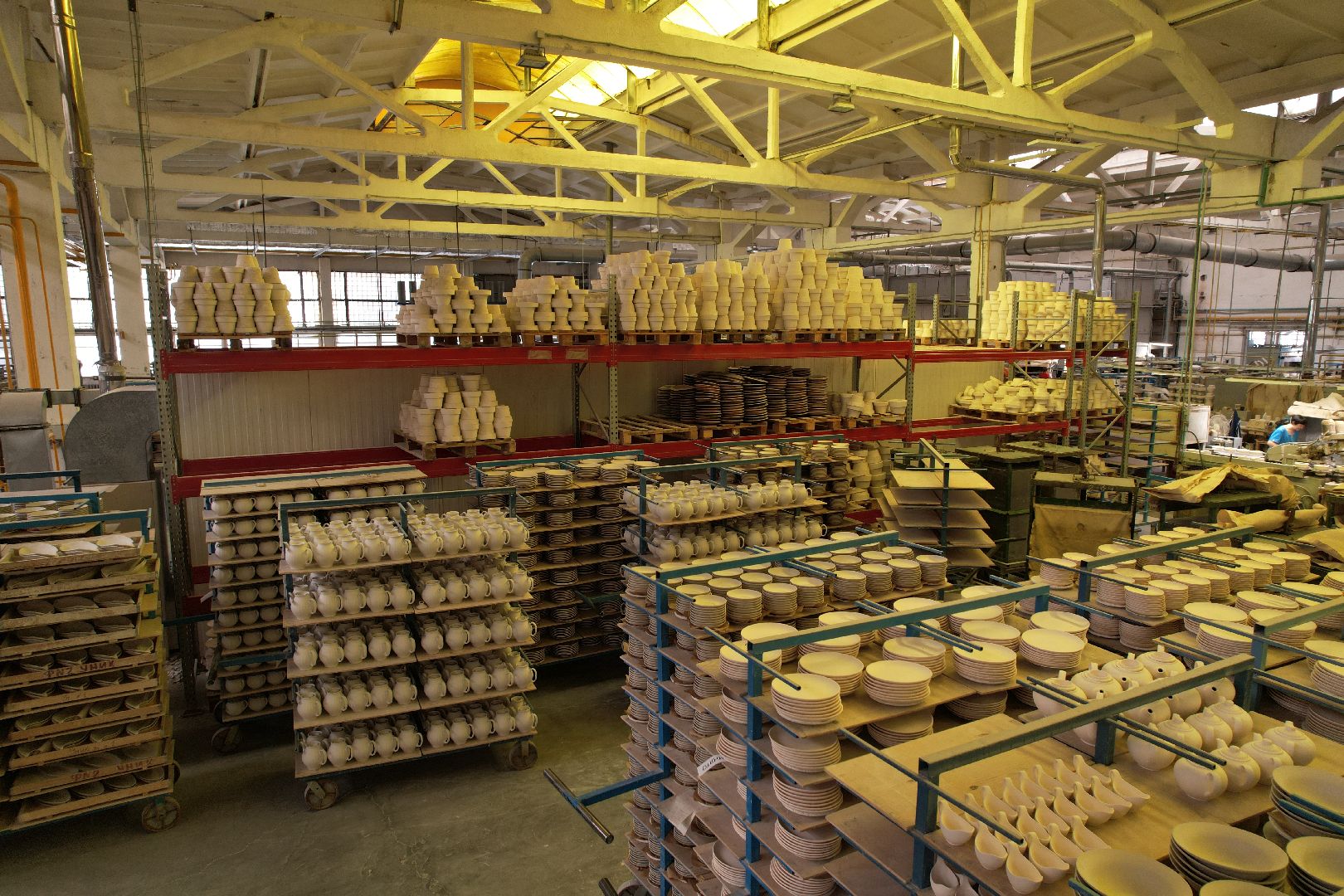 видео с коптера, завод, фарфор,