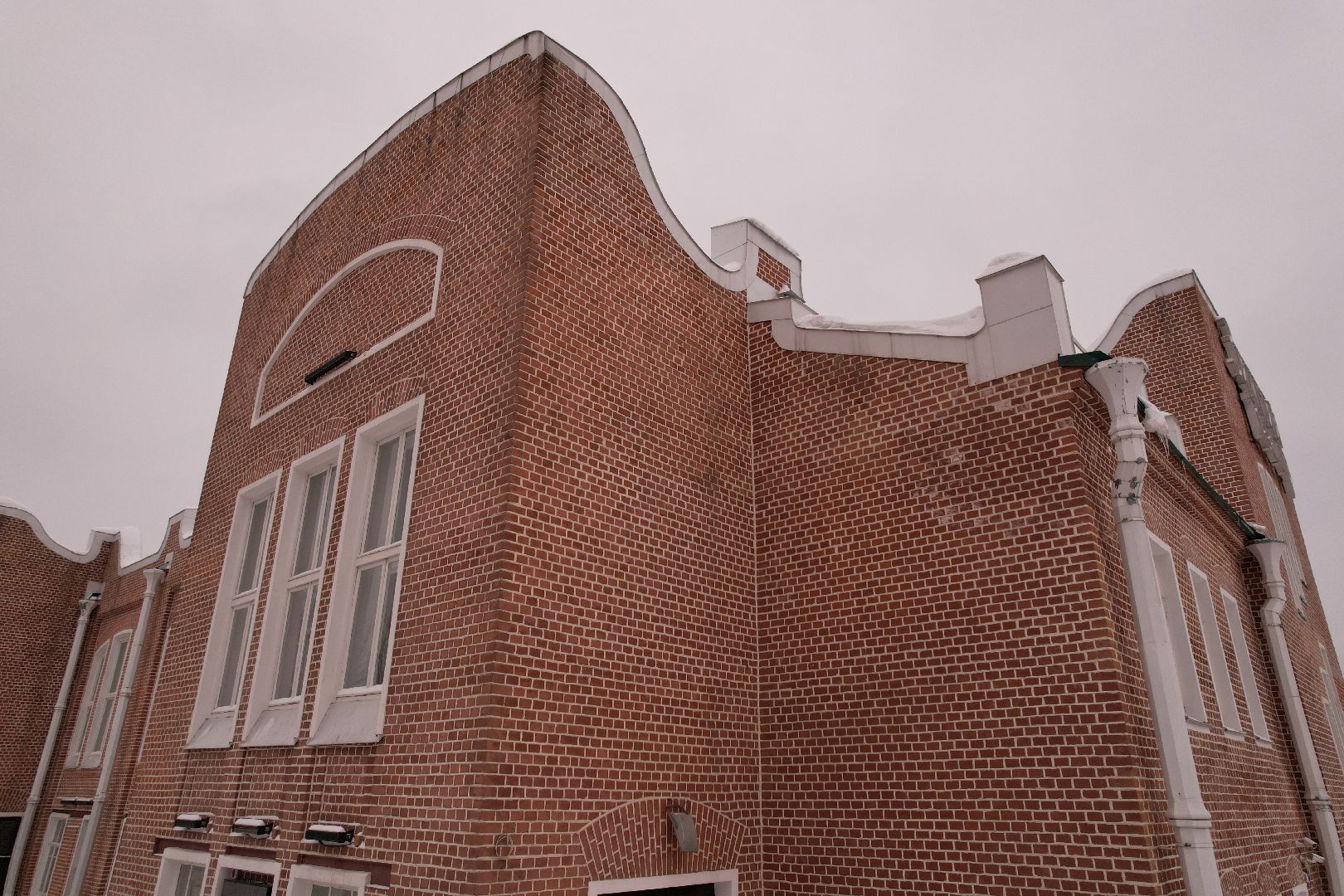 видео с коптера, зимний театр, дк,